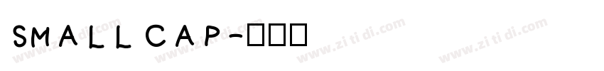 small cap字体转换